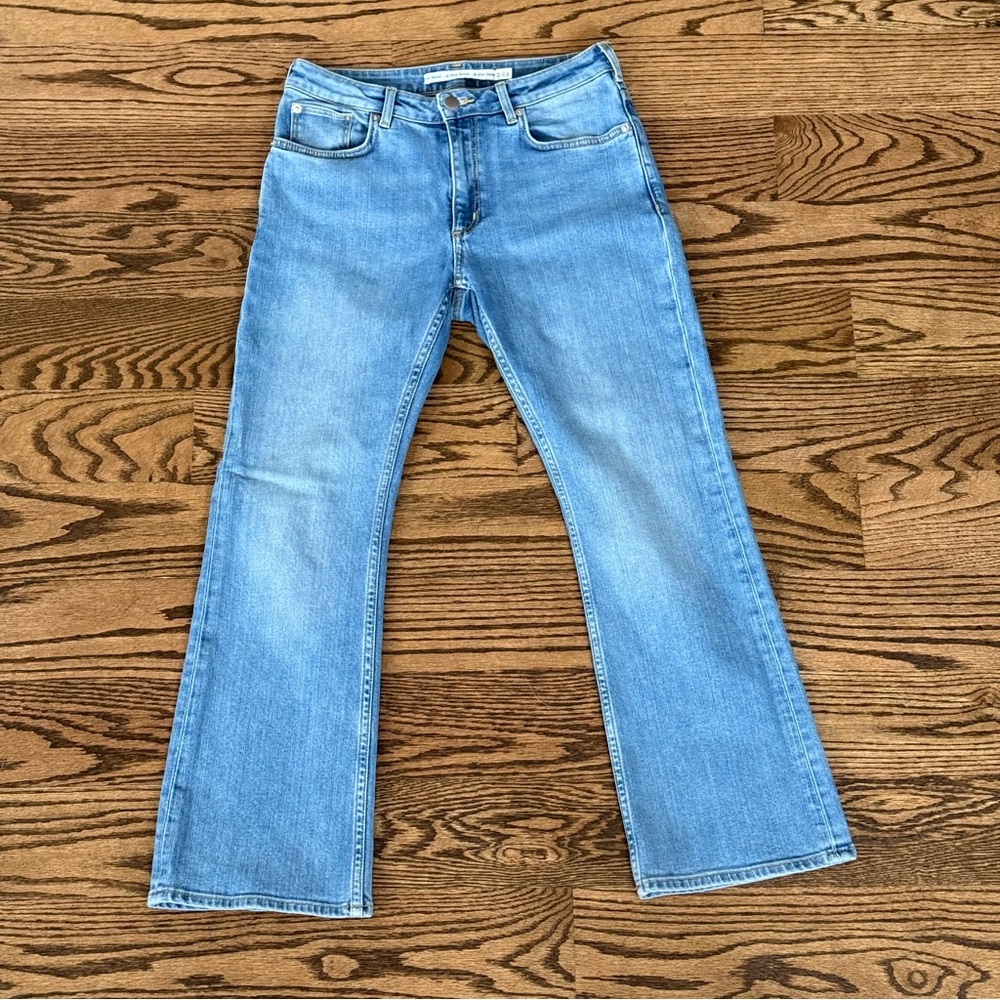 &otherstories flare crop denim size 28/6